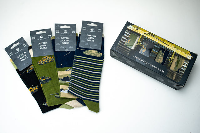 New Tank Museum Socks: 4 Pack Socks [variant_option4]