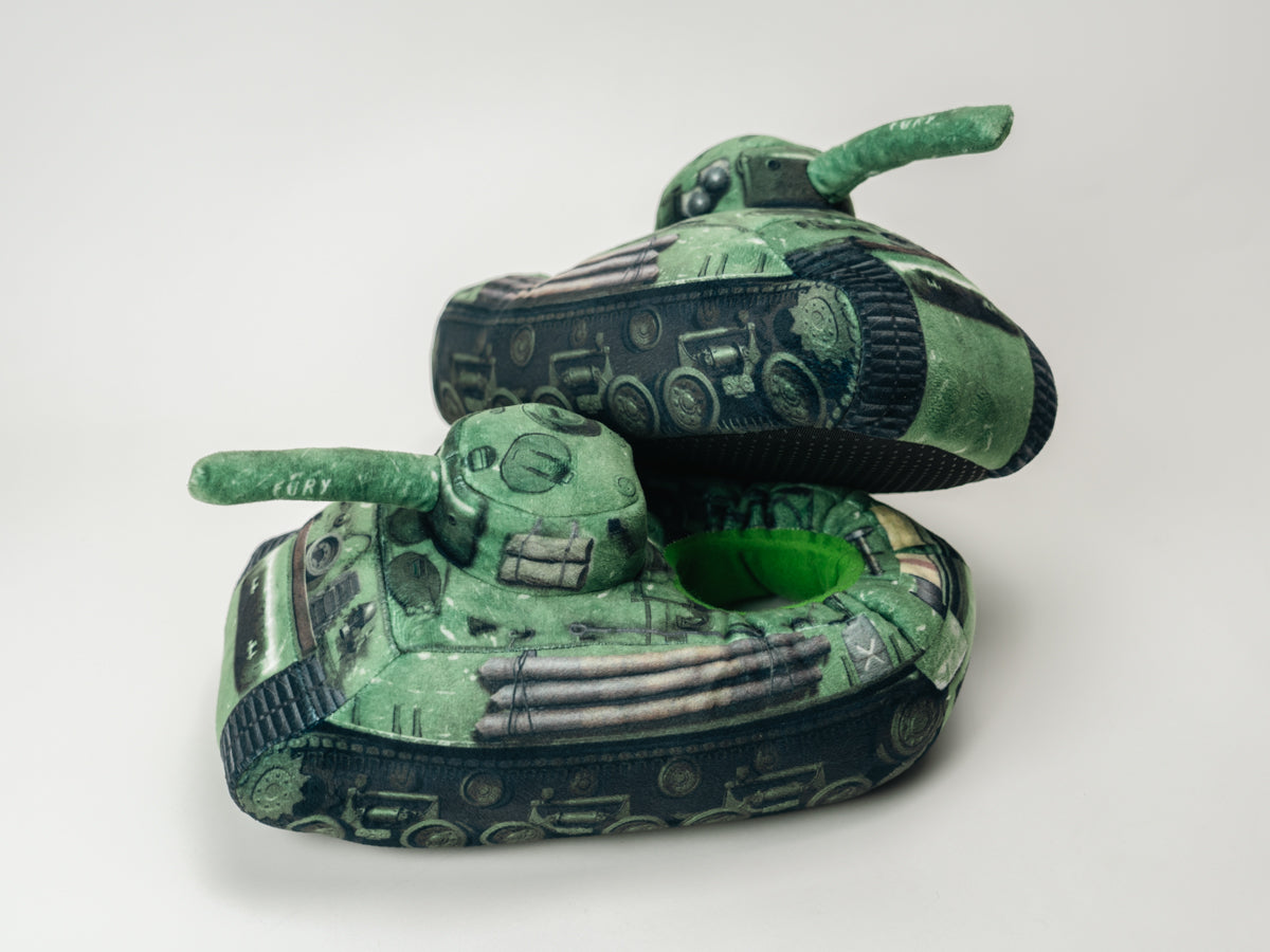 Kassér foragte Stort univers Sherman Fury Tank Slippers – The Tank Museum