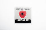 Ceramic Coaster: Lest We Forget