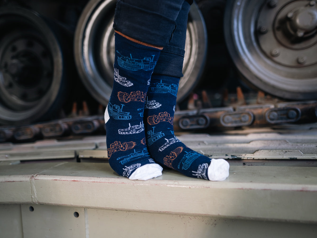 Tank Museum Tank Socks: 4 Pack Socks [variant_option4]