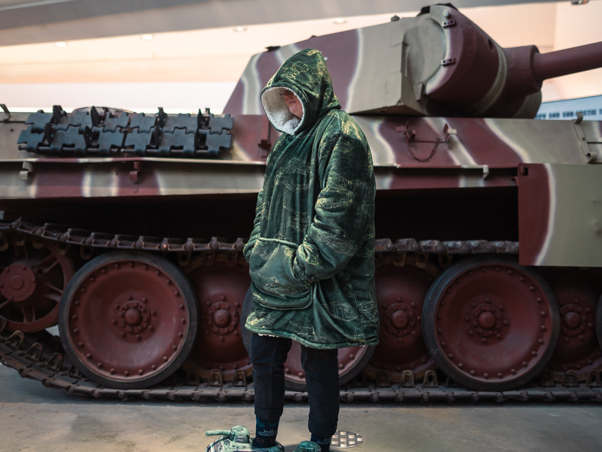 Tank Oversized Fleece Hoodie Hoodie [variant_option4]
