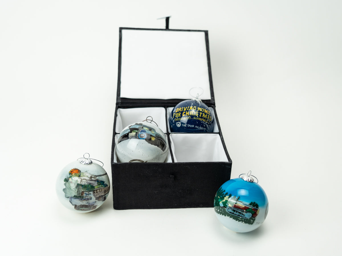 Tank Museum 2023 Christmas Baubles - Set of 4