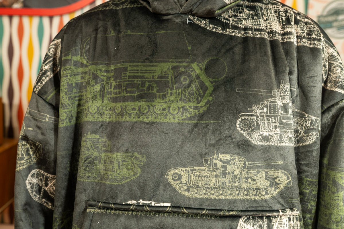 Tank Outline Oversized Hoodie