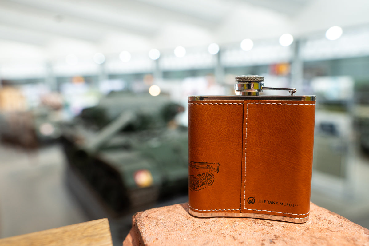 Tank Museum Exclusive Leatherette Hip Flask