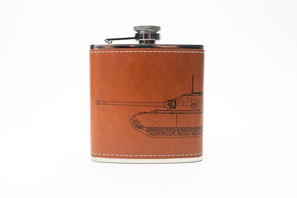 Tank Museum Exclusive Leatherette Hip Flask
