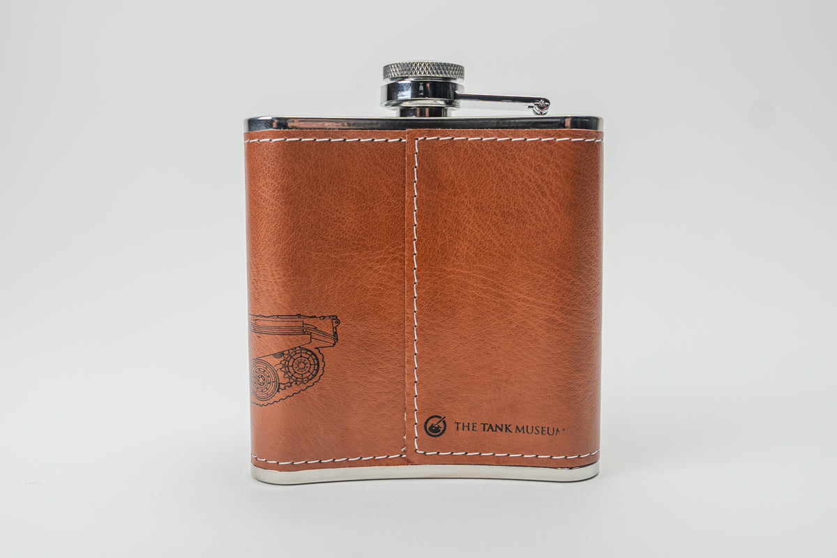 Tank Museum Exclusive Leatherette Hip Flask