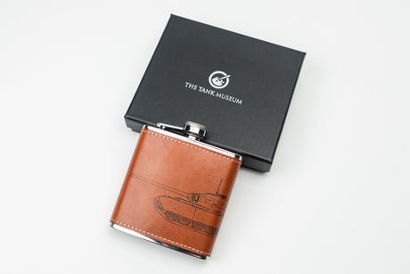 Tank Museum Exclusive Leatherette Hip Flask