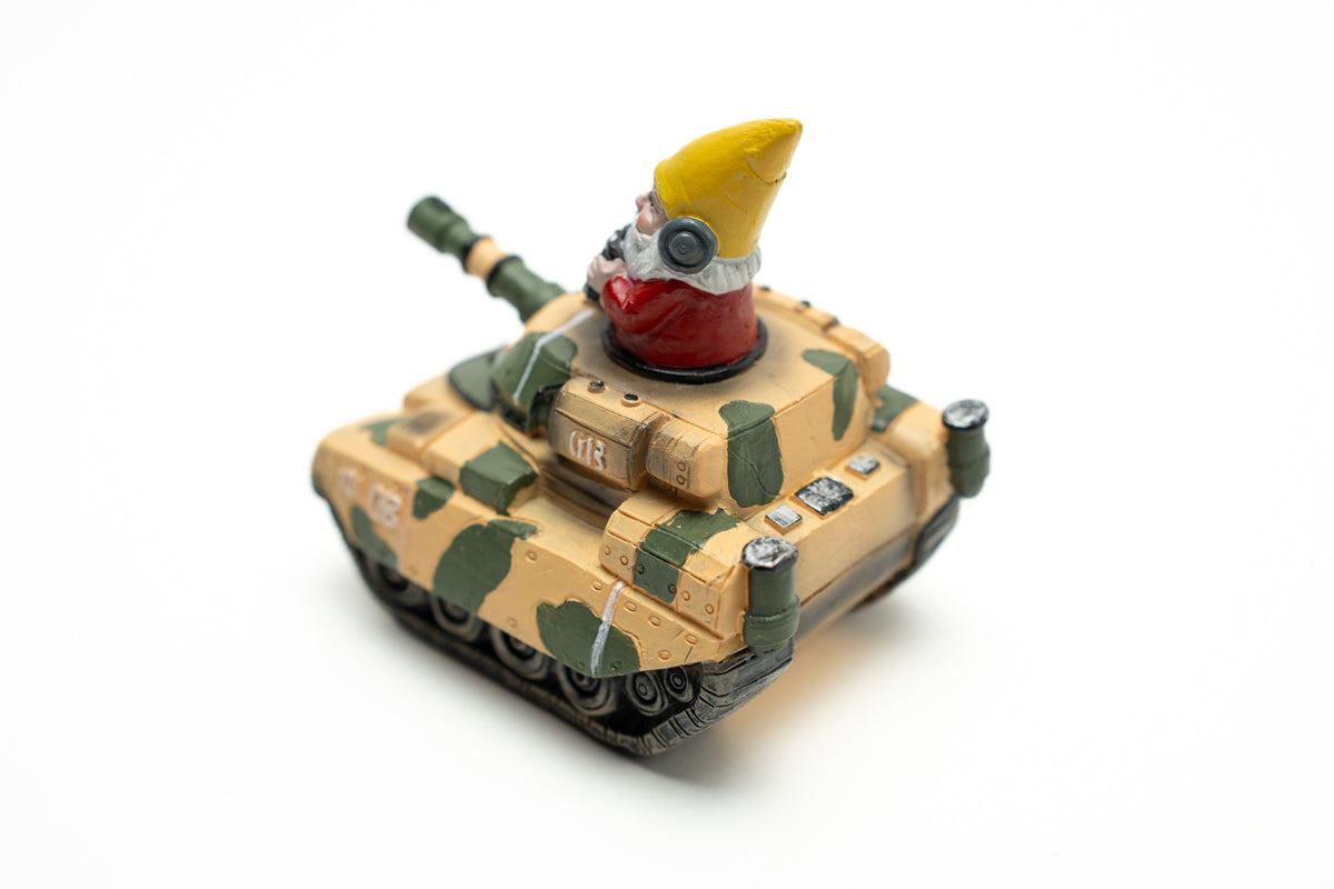 Tank Commander Gnome - Small Homeware [variant_option4]