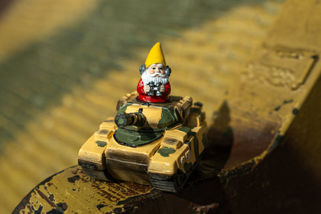 Tank Commander Gnome - Small Homeware A Bit Quackers
