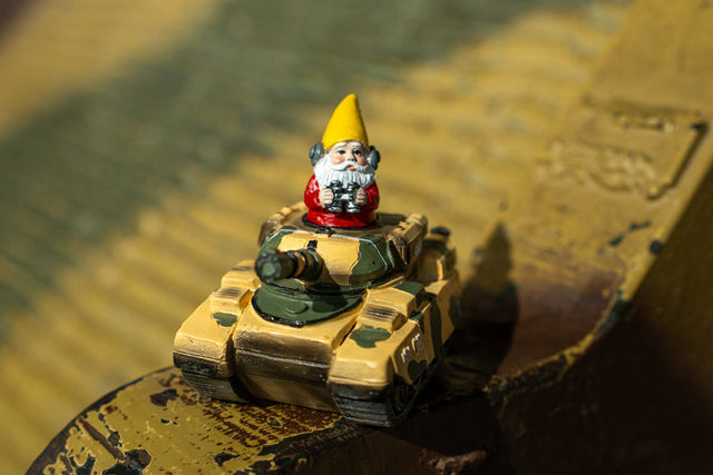 Tank Commander Gnome - Small Homeware A Bit Quackers