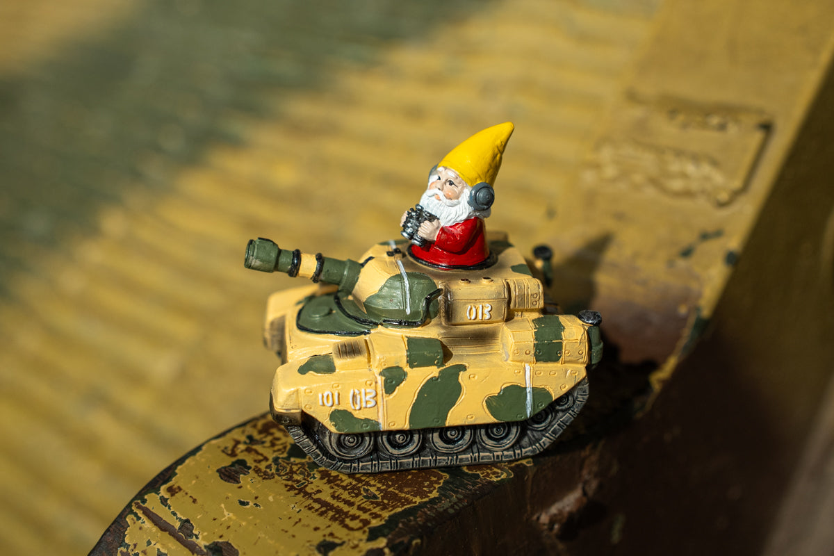 Tank Commander Gnome - Small Homeware [variant_option4]