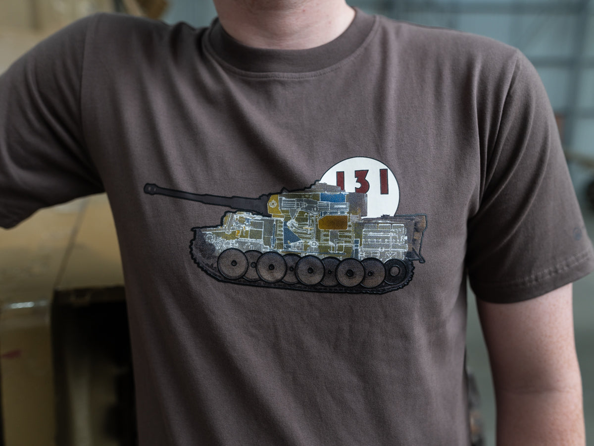 Tiger 131 Tank Raised Rubber T-Shirt T-Shirt T and F
