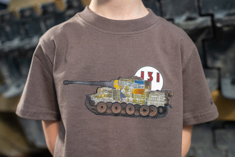 Kids Tiger 131 Tank Raised Rubber T-Shirt