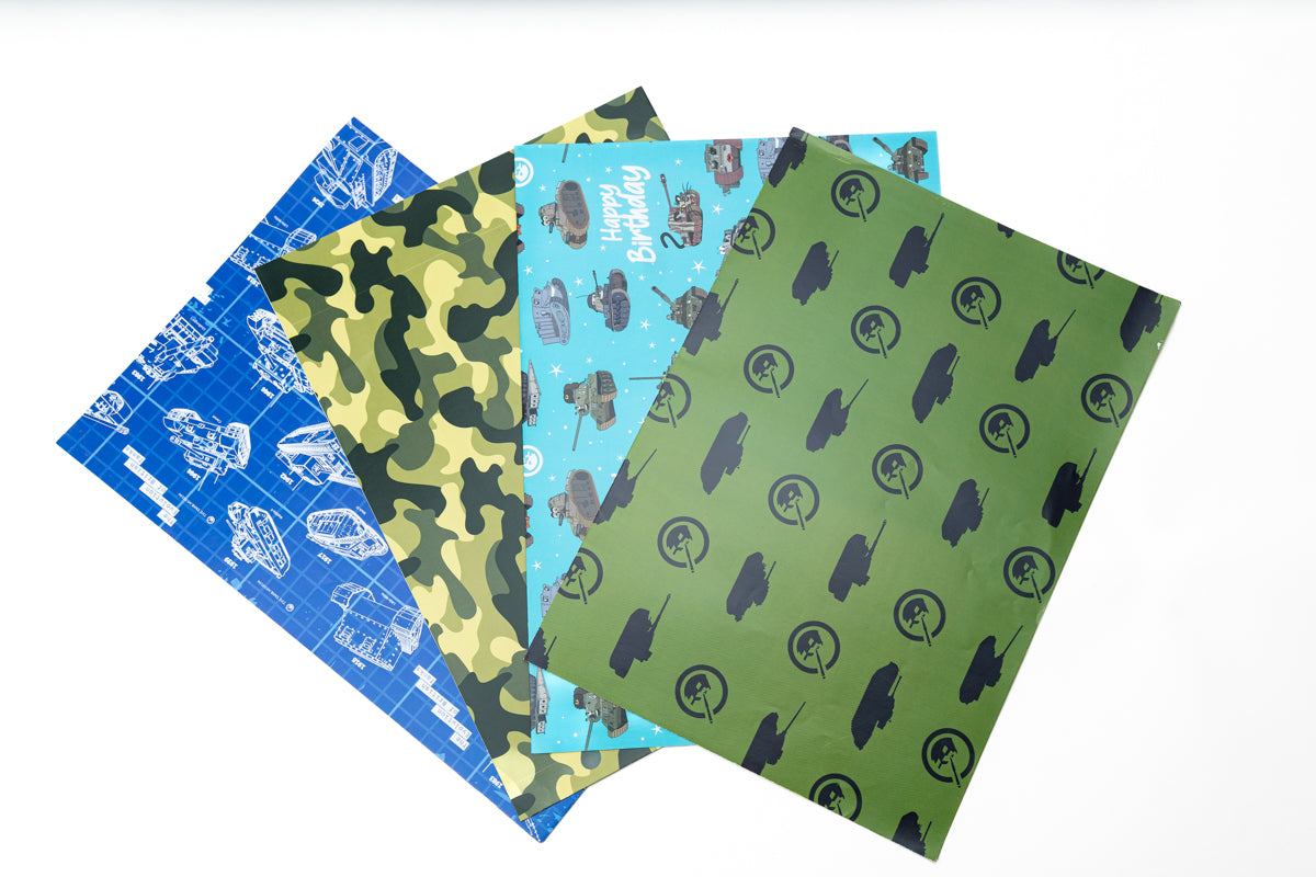 Tank Museum Wrapping Paper - Two sheet pack Wrapping Paper Where The Trade Buys