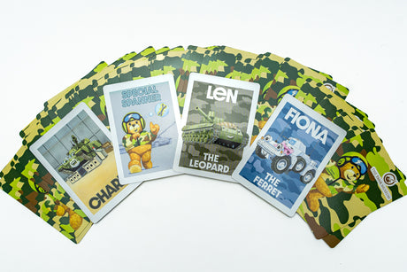 Tank Commander Basil's Snap and Pairs Card Game Deck Games The Gift Scholars