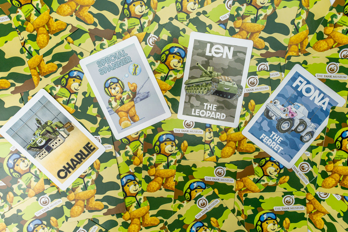 Tank Commander Basil's Snap and Pairs Card Game Deck Game The Gift Scholars