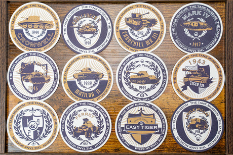Tank Museum Beer Mat Collection Set of 12 Homeware The Gift Scholars