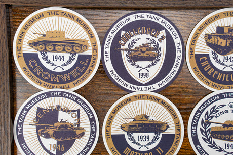 Tank Museum Beer Mat Collection Set of 12 Homeware The Gift Scholars