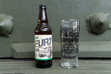 Fury Beer and Sherman Blueprint Pint Glass Gift Selection Drink The Tank Museum