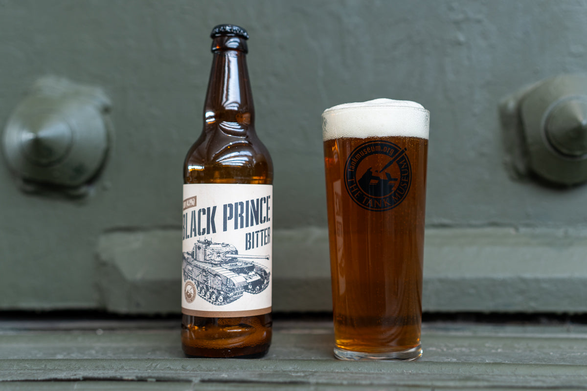 Black Prince Beer and Tank Museum Pint Glass Gift Selection Drink The Tank Museum