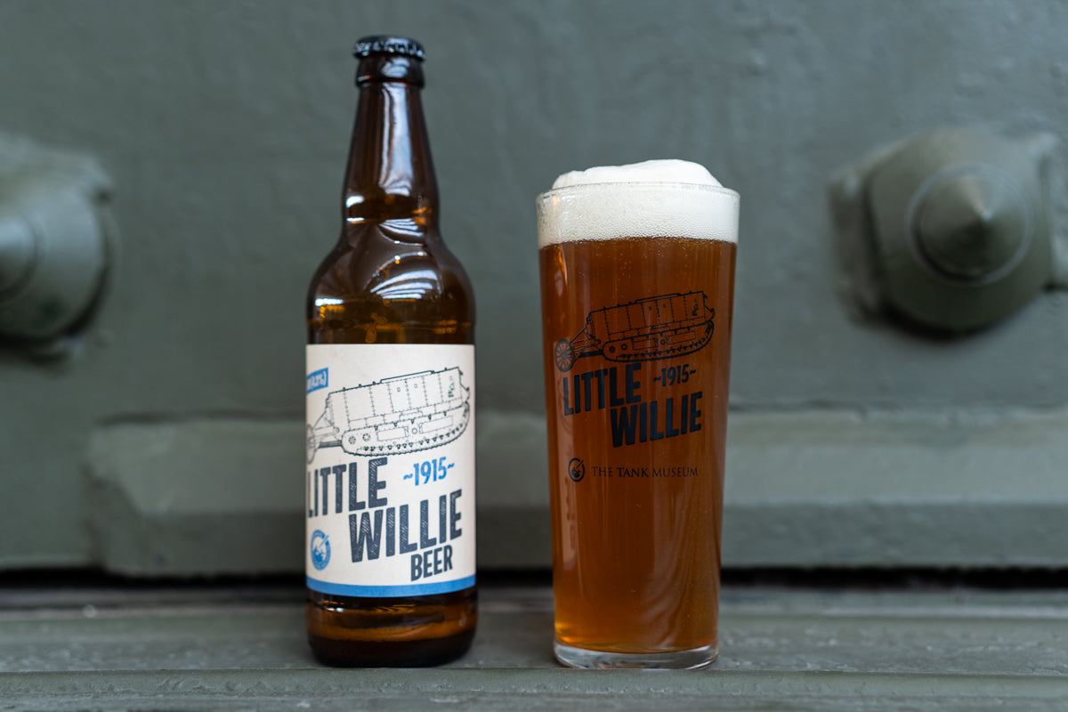 Little Willie Beer and Little Willie Pint Glass Gift Selection Drink The Tank Museum