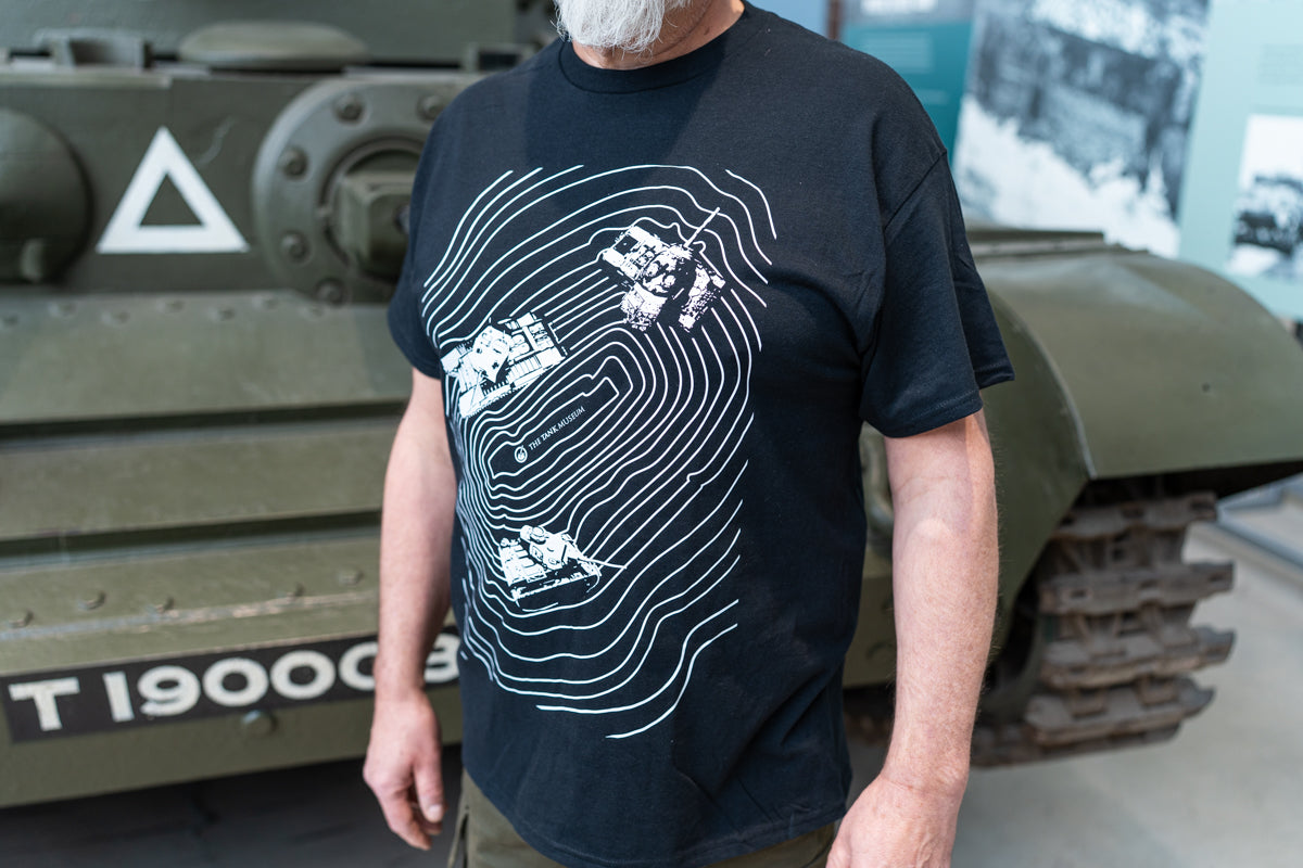 Topographical Tanks Arena Black T-shirt T-Shirt Aspire