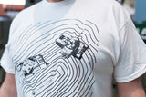 Topographical Tanks Arena White T-shirt T-Shirt Aspire