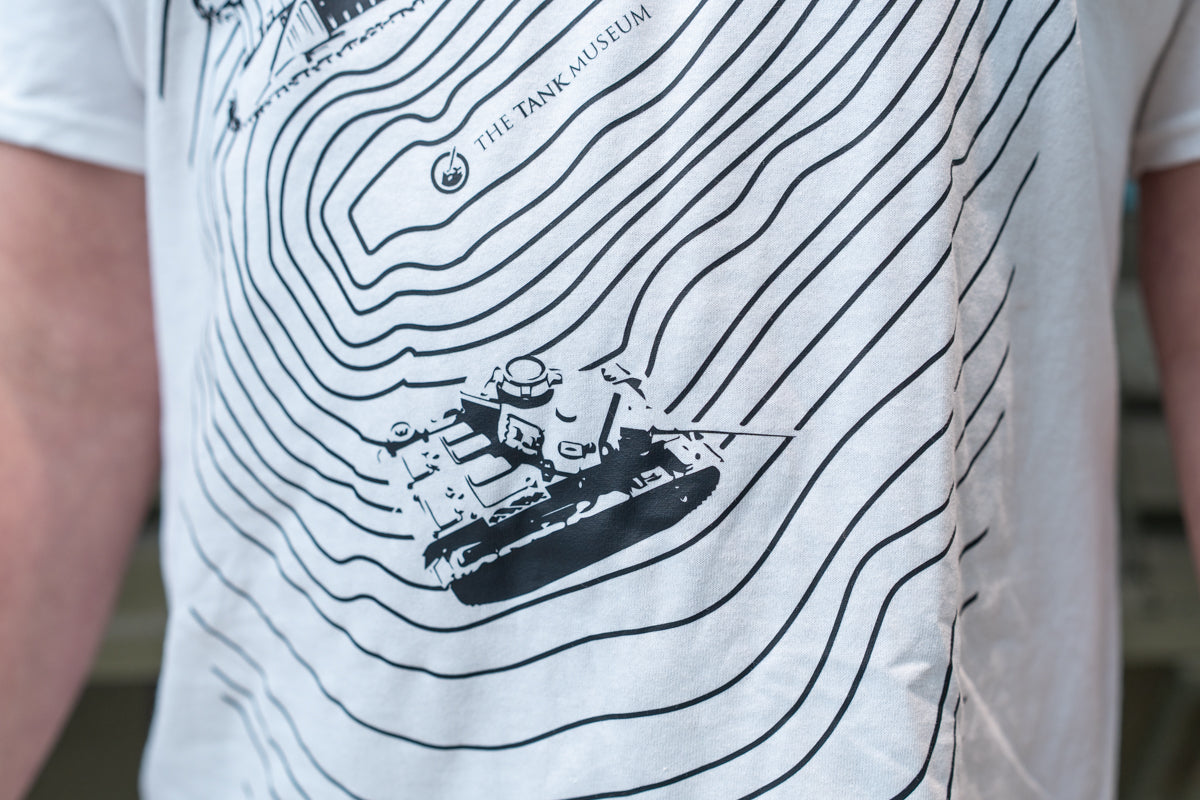 Topographical Tanks Arena White T-shirt T-Shirt Aspire