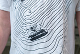 Topographical Tanks Arena White T-shirt T-Shirt Aspire
