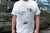 Topographical Tanks Arena White T-shirt T-Shirt Aspire