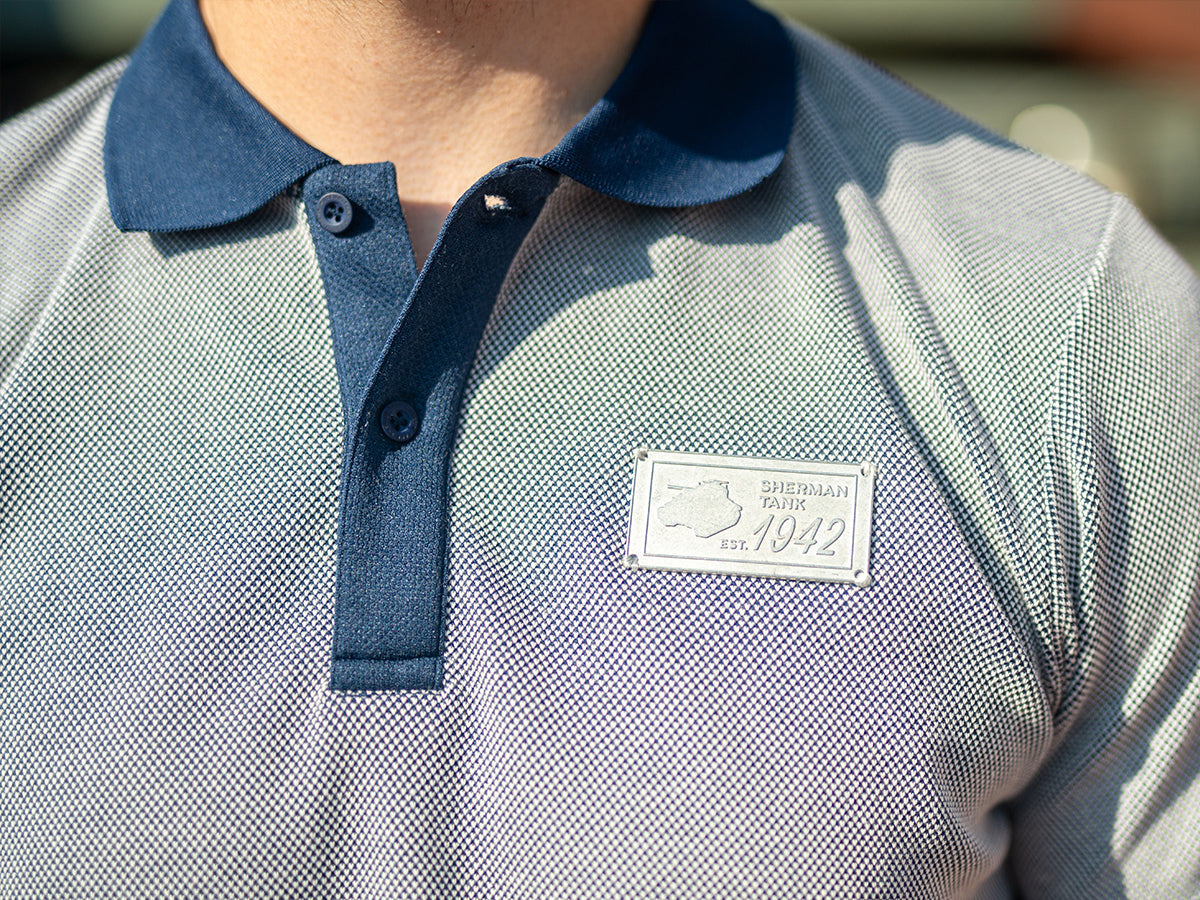 Sherman Tank Badge Polo Polo Shirt [variant_option4]