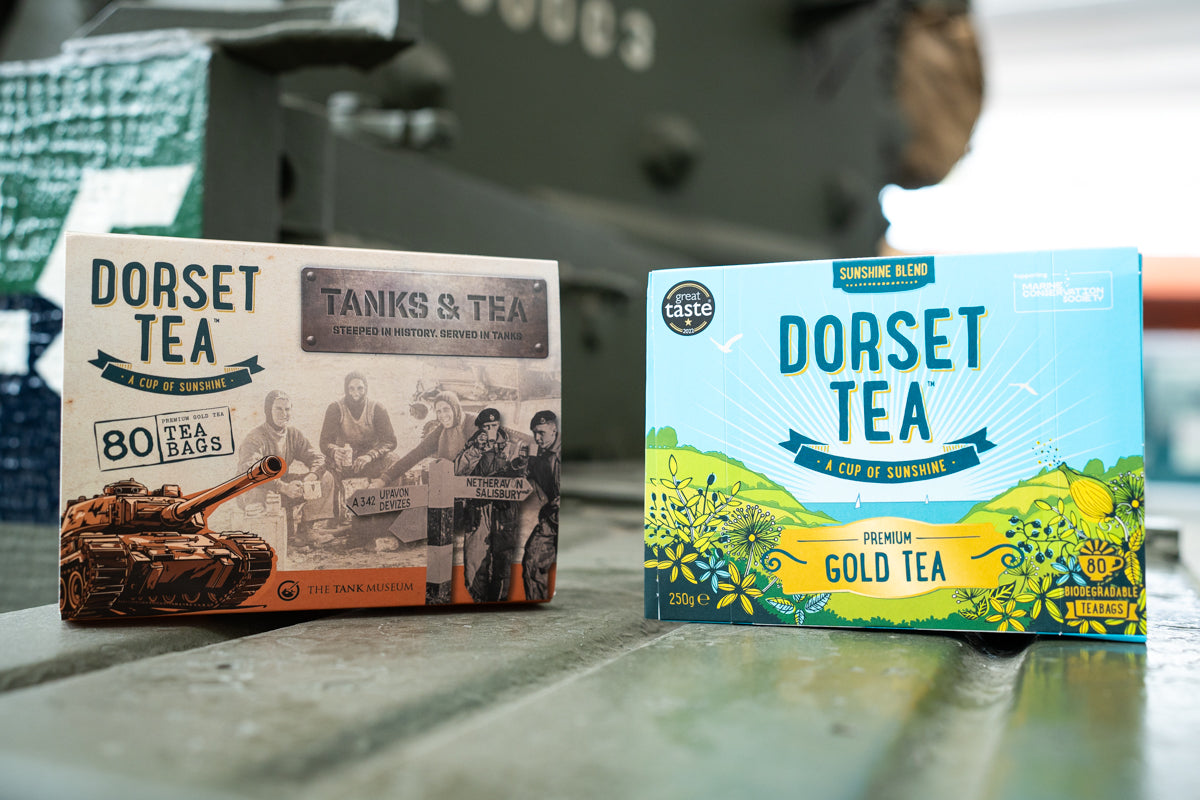 Dorset Tanks & Tea 80 Tea Bags Drink Hunts