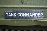 Tank Commander Wood Wall Sign Wall Art The Original Metal Sign Co