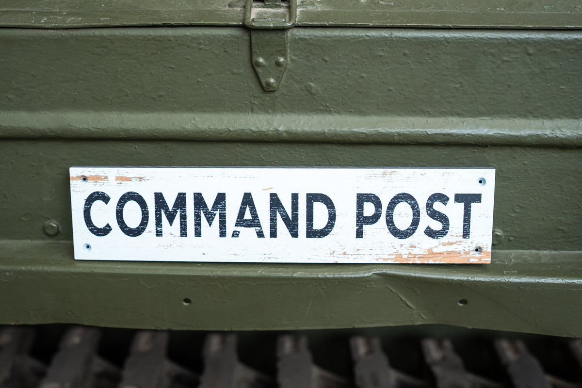 Command Post Wood Wall Sign Wall Art The Original Metal Sign Co