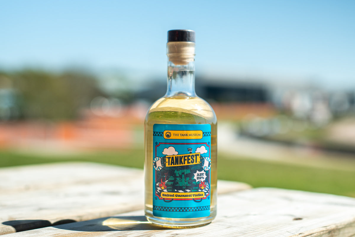 TANKFEST Salted Caramel Vodka Liqueur Drink Friary Vintners LTD