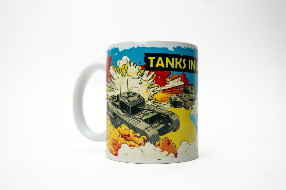 Tanks in Action Mug
