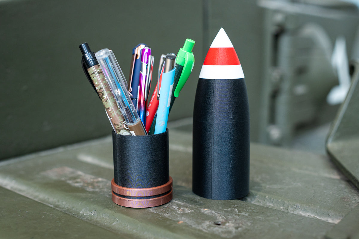 6 pdr. Pen Pot Stationery The Tank Museum