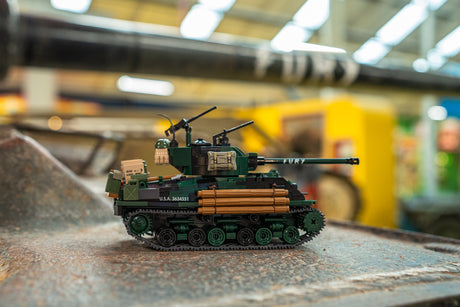 Cobi 1/35 Scale Sherman M4A2E8 (76) W "Fury" Tank Museum Exclusive Brick Model Kit Cobi