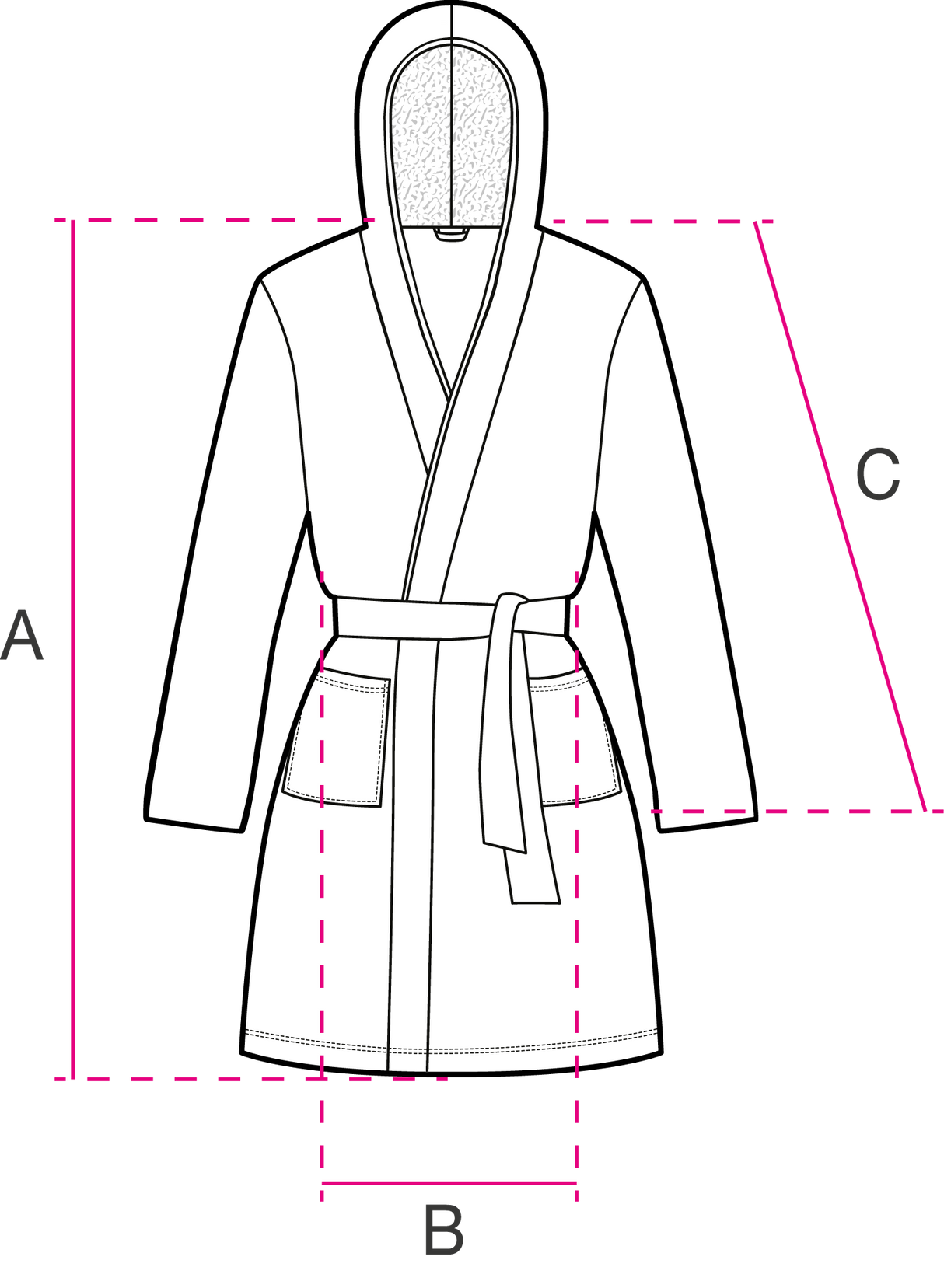 Tank Outline Fleece Dressing Gown (WO, RM, Weight, Photos) Loungewear/pyjamas/fleece [variant_option4]