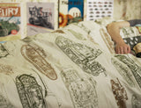 Tank Museum Bedding: New Tanks Outline Homeware Double [variant_option4]