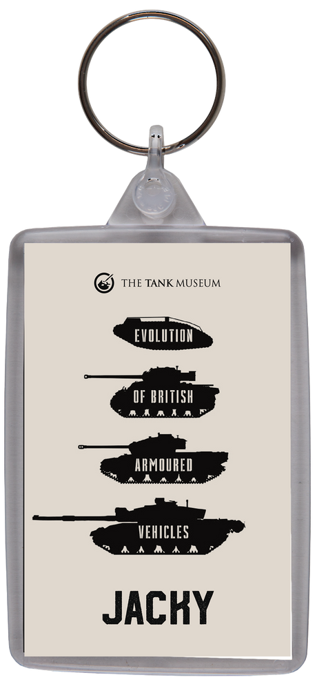 Evolution of British Armoured Vehicles Personalised Keyring Keyring My Moments