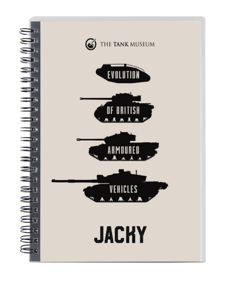 Evolution of British Armoured Vehicles Personalised Notebook Stationery My Moments