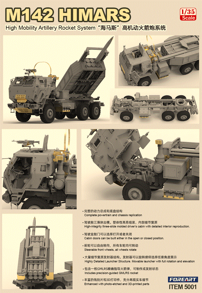 Foreart 1/35 M142 ‘HIMARS’.