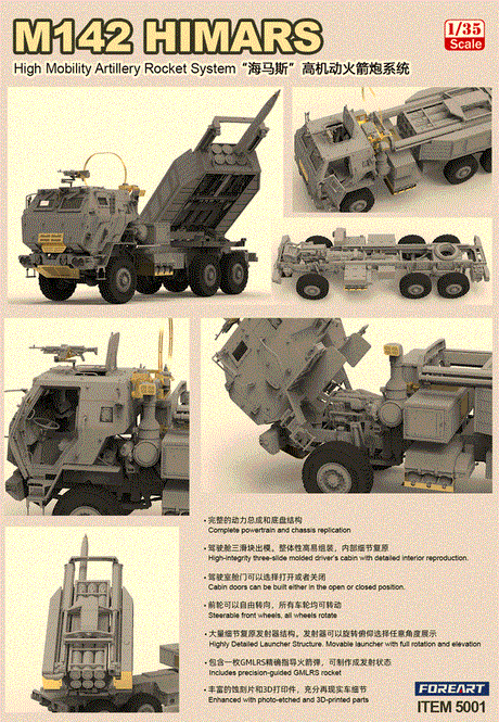 Foreart 1/35 M142 ‘HIMARS’.