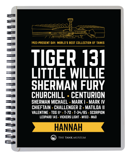 Tanks Lineup Personalised Notebook Stationery My Moments