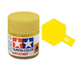 Tamiya 10ml Acrylic High Gloss Paint: X-1 to X-19 Model Paint X-8 Lemon Yellow [variant_option4]