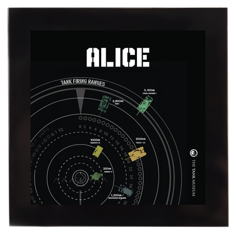Tank Firing Range Personalised Square Coaster Coaster My Moments