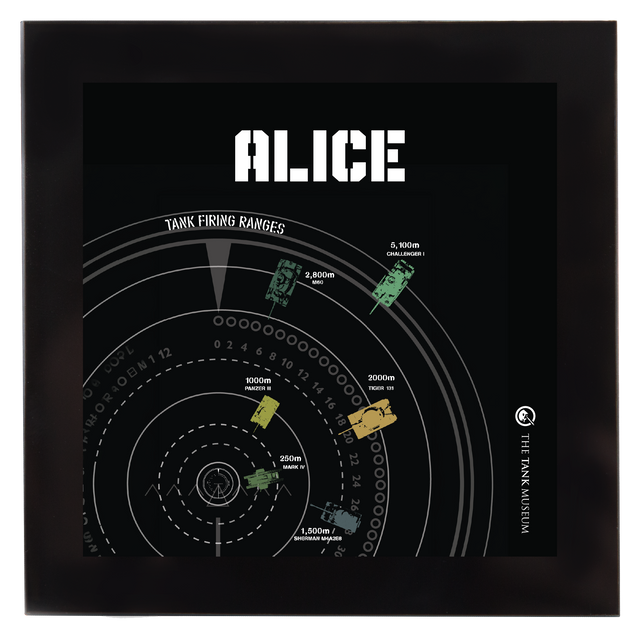 Firing Range Personalised Square Coaster Coaster My Moments