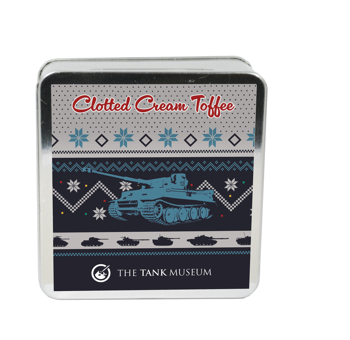 Christmas 2024 Clotted Cream Toffee Tank Tin