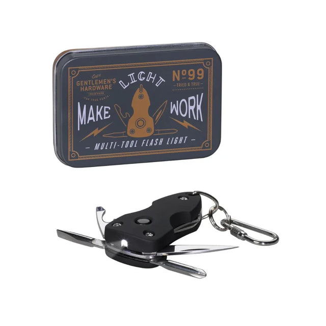 Pocket Multi-Tool with Flashlight Homeware Gentleman's Hardware
